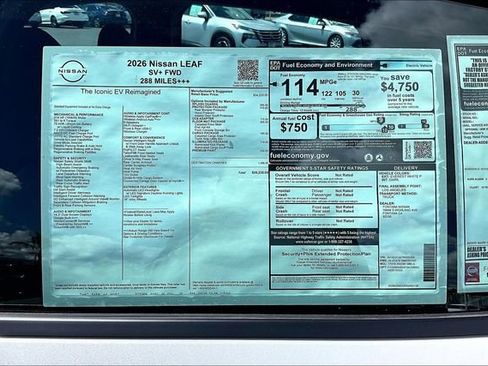 New 2026 Nissan Leaf SV+ image 13