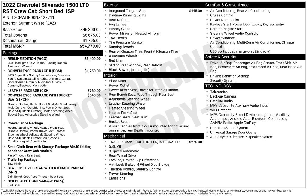 Used 2022 Chevrolet Silverado 1500 RST w/ Redline Edition RWD image 6