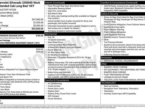 New 2026 Chevrolet Silverado 2500 W/T w/ WT Convenience Package image 26