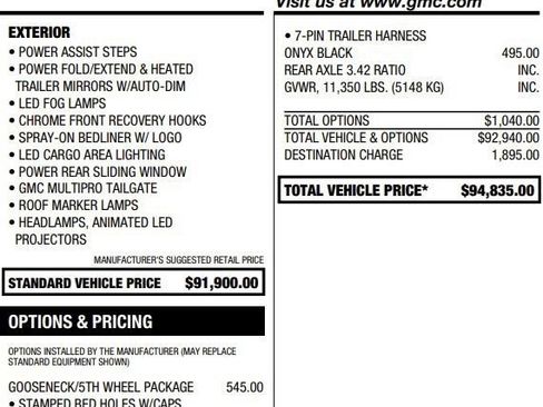 Used 2024 GMC Sierra 2500 Denali Ultimate AWD/4WD image 2