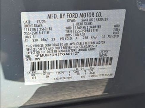 New 2026 Ford Explorer Active w/ Active Comfort Package image 16