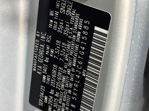 New 2026 Kia Sorento S w/ S Panoramic Sunroof Package image 14