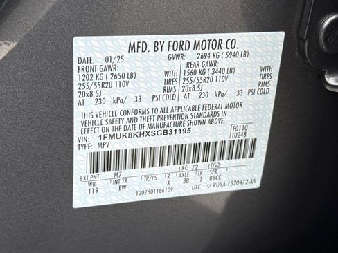 Used 2025 Ford Explorer ST-Line AWD/4WD image 43