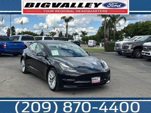 Used 2021 Tesla Model 3 Long Range AWD/4WD image 1