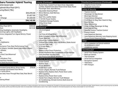 Used 2025 Subaru Forester Touring image 10