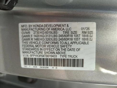 New 2026 Honda Ridgeline TrailSport image 17