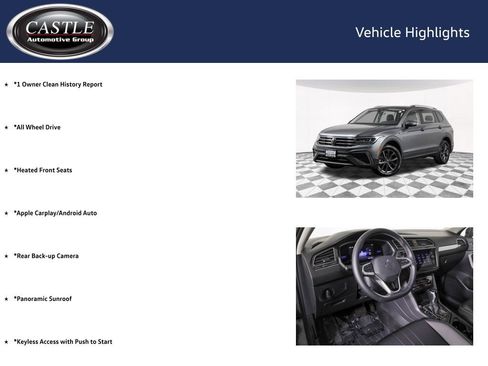 Used 2022 Volkswagen Tiguan SE AWD/4WD image 3