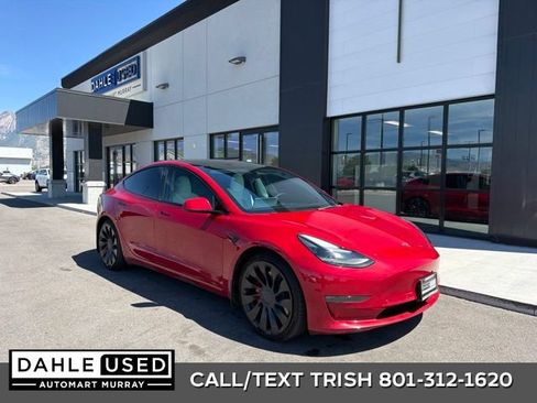 Used 2023 Tesla Model 3 Performance AWD/4WD image 1