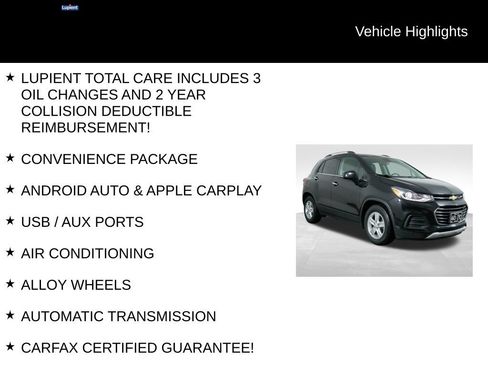 Used 2019 Chevrolet Trax LT w/ LT Convenience Package FWD image 7