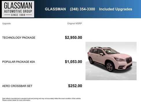 Certified 2022 Subaru Ascent Limited w/ Technology Package image 6