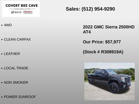 Used 2022 GMC Sierra 2500 AT4 w/ AT4 Premium Plus Package AWD/4WD image 6