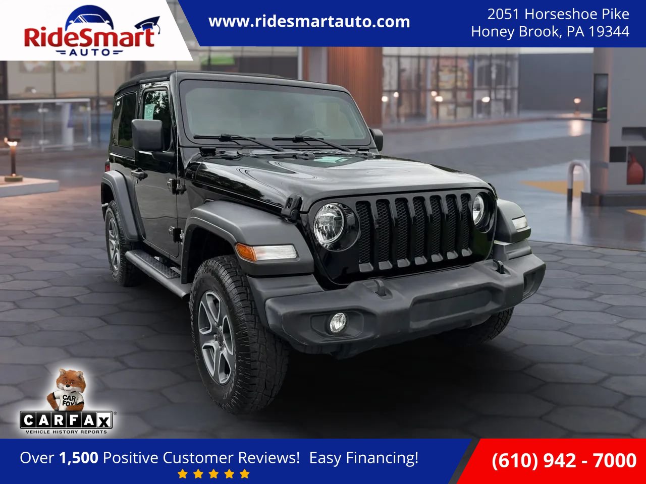 Used 2020 Jeep Wrangler Sport AWD/4WD image 1