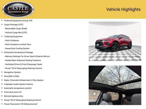 Used 2021 Chevrolet Blazer RS w/ Enhanced Convenience Package image 4