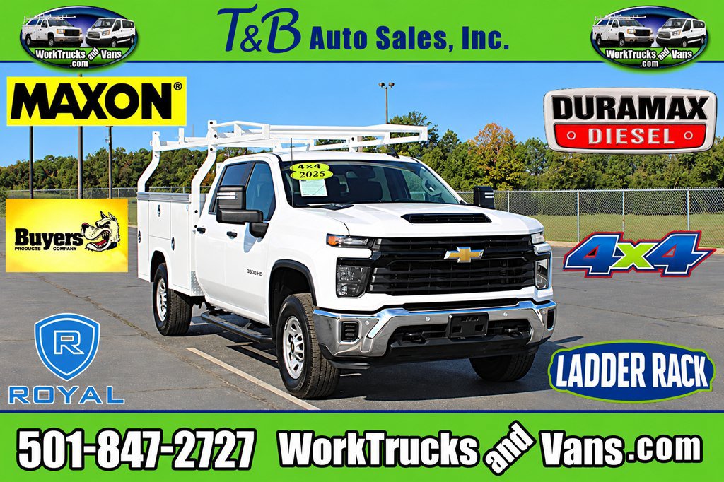 Used 2025 Chevrolet Silverado 3500 W/T w/ WT/CX Safety Package AWD/4WD image 1