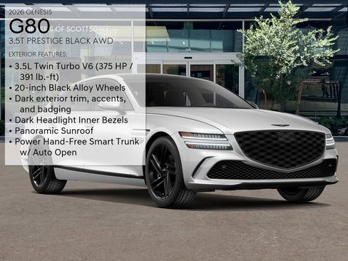 New 2026 Genesis G80 3.5T Prestige image 3