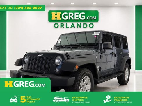Used 2018 Jeep Wrangler Unlimited Sport S AWD/4WD image 1