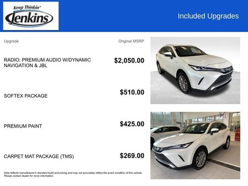 Used 2021 Toyota Venza XLE w/ Softex Package image 4