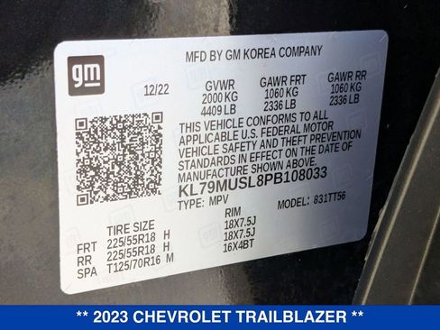 Used 2023 Chevrolet TrailBlazer RS image 36