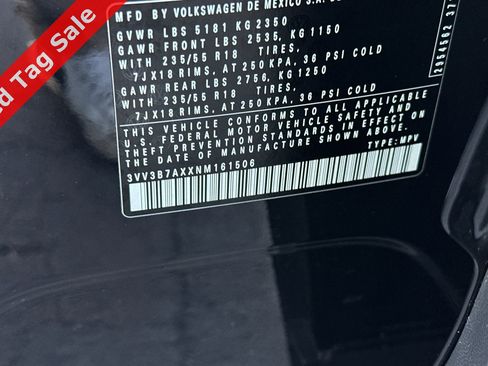 Certified 2022 Volkswagen Tiguan SE w/ Panoramic Sunroof Package image 31