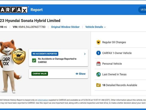 Used 2023 Hyundai Sonata Limited FWD image 10