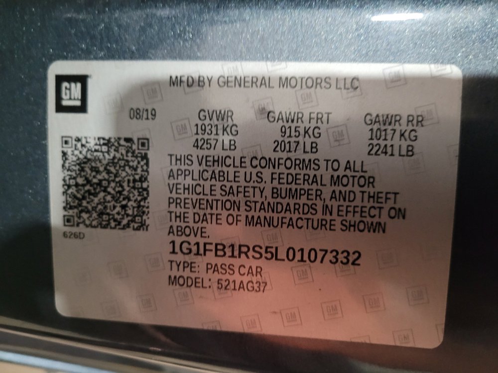 Used 2020 Chevrolet Camaro LT w/ RS Package RWD image 33