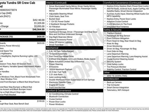 Used 2025 Toyota Tundra SR w/ SR Tow Package image 21