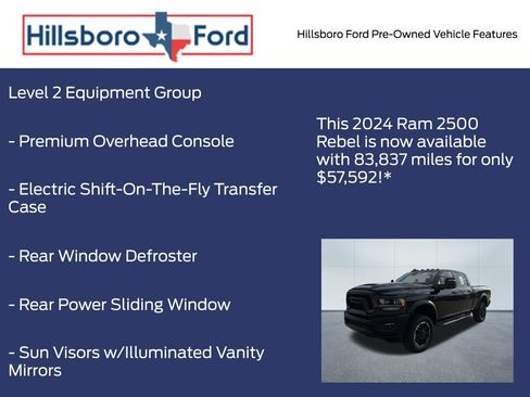 Used 2024 RAM 2500 Rebel w/ Safety Group image 12