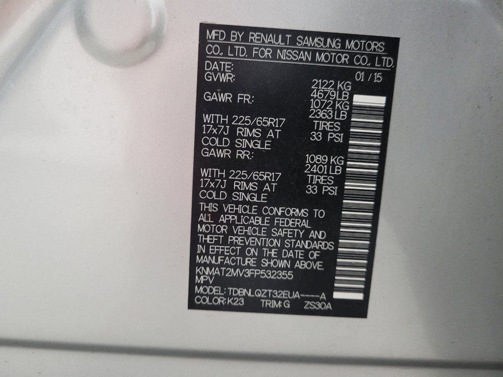 Used 2015 Nissan Rogue SV AWD/4WD image 33
