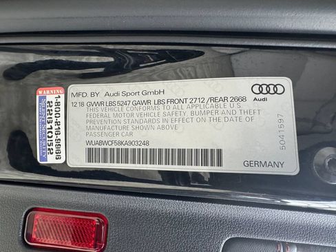 Used 2019 Audi RS 5 Sportback w/ RS Driver Assistance Package AWD/4WD image 33
