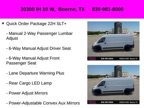 Used 2024 RAM ProMaster 2500 w/ Quick Order Package 22H SLT+ FWD image 18