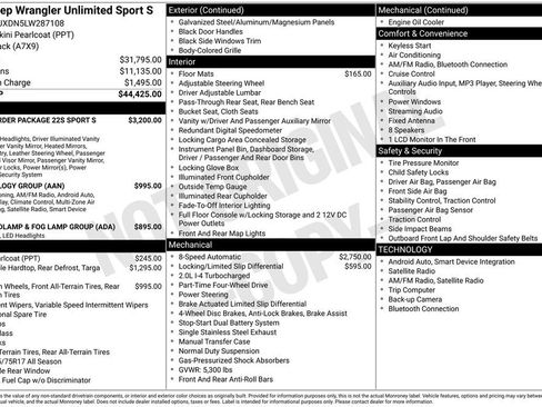 Used 2020 Jeep Wrangler Unlimited Sport S image 21