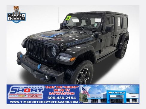 Used 2023 Jeep Wrangler Unlimited Rubicon 4xe w/ Steel Bumper Group image 1