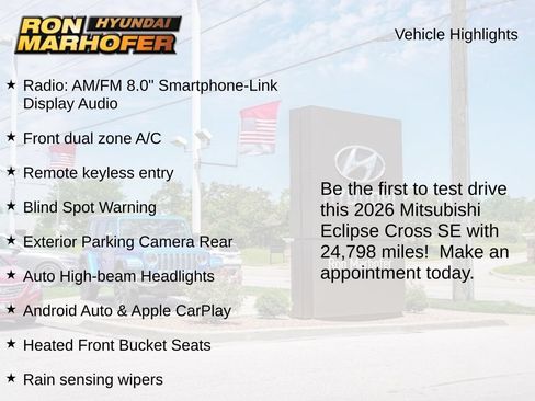 Used 2026 Mitsubishi Eclipse Cross SE AWD/4WD image 2