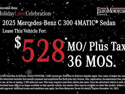 Certified 2025 Mercedes-Benz C 300 4MATIC Sedan