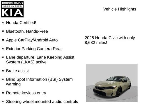 Used 2025 Honda Civic Sport image 7