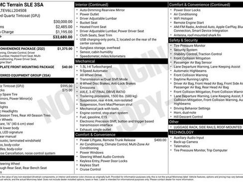 Used 2020 GMC Terrain SLE w/ Driver Convenience Package image 8