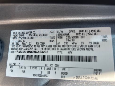 Used 2024 Ford Escape ST-Line AWD/4WD image 35