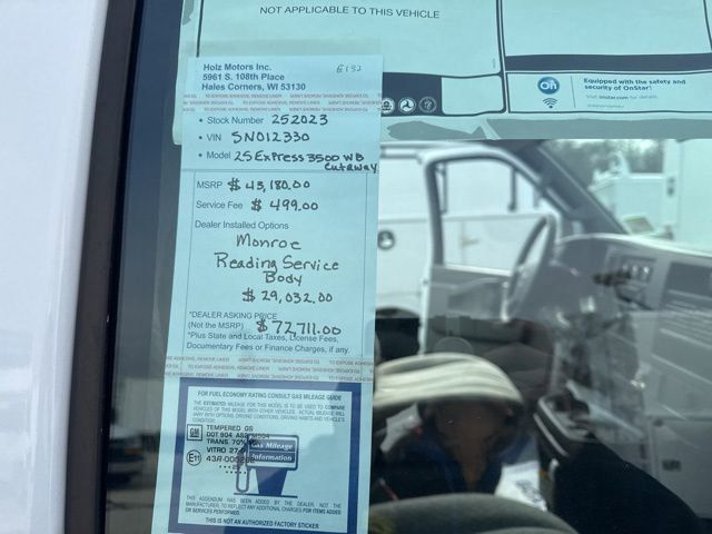 New 2025 Chevrolet Express 3500 w/ Power Convenience Package RWD image 24