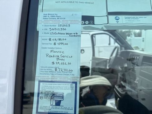 New 2025 Chevrolet Express 3500 w/ Power Convenience Package RWD image 24