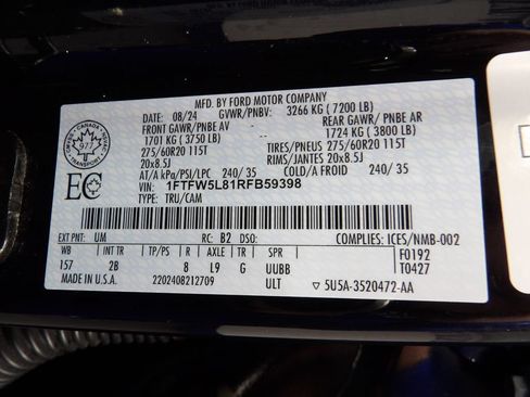 Used 2024 Ford F150 Lariat w/ Equipment Group 502A High AWD/4WD image 66