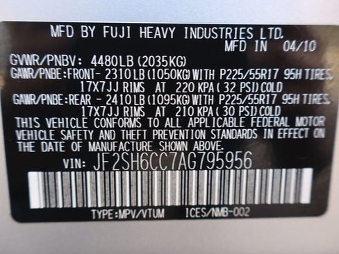 Used 2010 Subaru Forester 2.5X Premium image 46