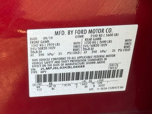 Used 2019 Lincoln Nautilus Reserve image 46