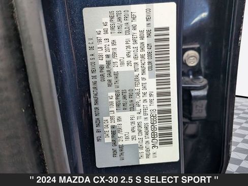Certified 2024 MAZDA CX-30 AWD 2.5 S w/ Select Sport Pkg image 40