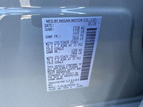 Used 2024 Nissan Murano SV w/ SV Midnight Edition Package image 22