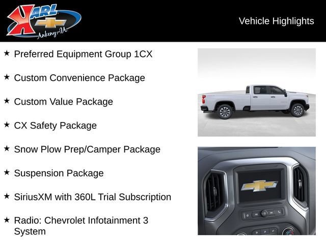 New 2026 Chevrolet Silverado 2500 Custom w/ Custom Value Package AWD/4WD image 3