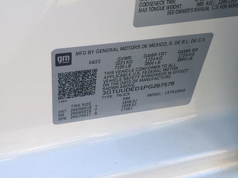 Used 2023 GMC Sierra 1500 SLT w/ SLT Convenience Package AWD/4WD image 45