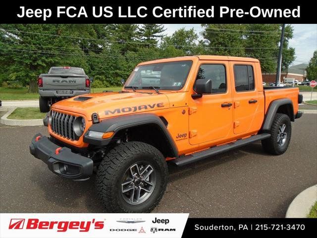 Certified 2025 Jeep Gladiator Mojave w/ Safety Group AWD/4WD image 1