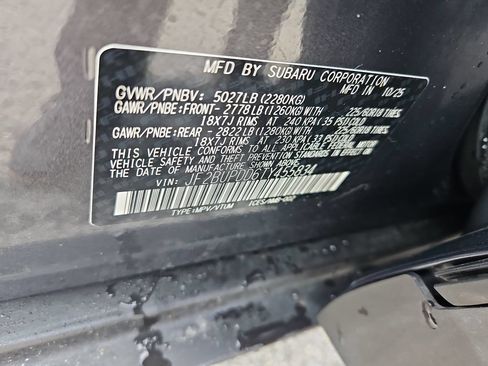 New 2026 Subaru Outback Limited AWD/4WD image 26