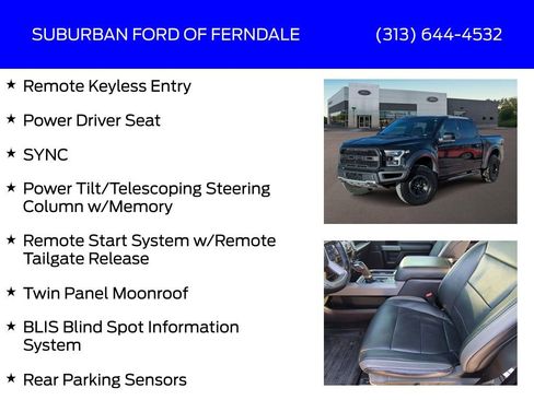 Used 2017 Ford F150 Raptor w/ Equipment Group 802A Luxury image 25