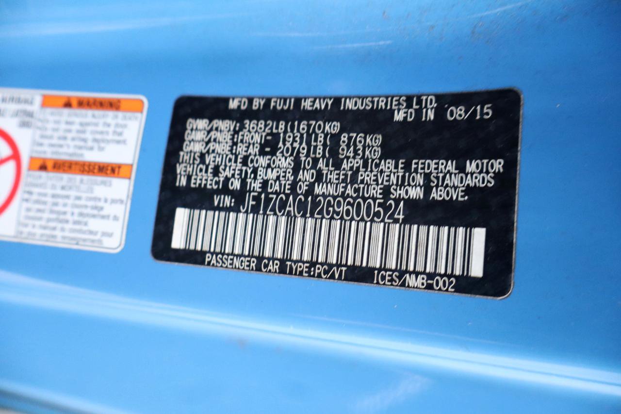 Used 2016 Subaru BRZ Series.HyperBlue RWD image 36